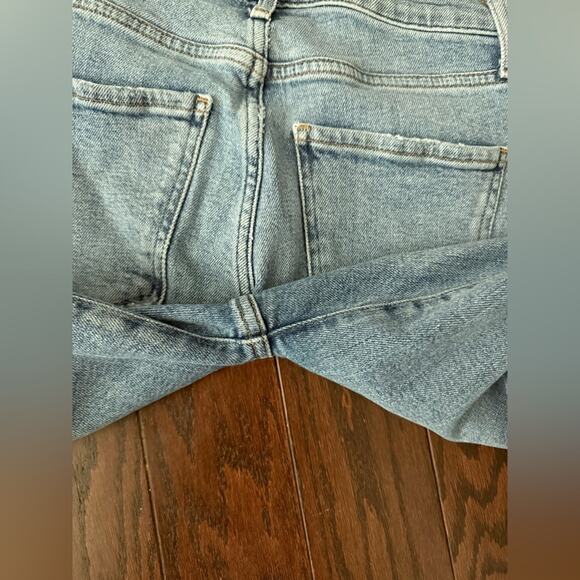 AGOLDE Sophie mid rise ankle distressed jeans 24 - Picture 8 of 11